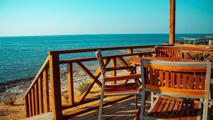Agios Georgios  Zambak Holiday Village & Restaurant Superb Seafront Location ! מראה חיצוני תמונה